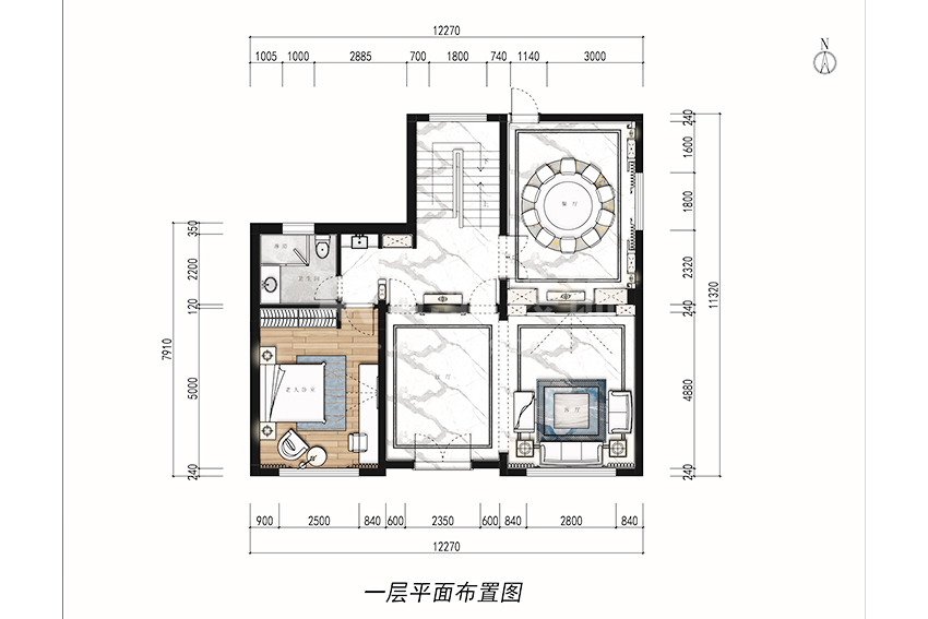 自建房一層平面布置圖 自建房一層平面布置圖